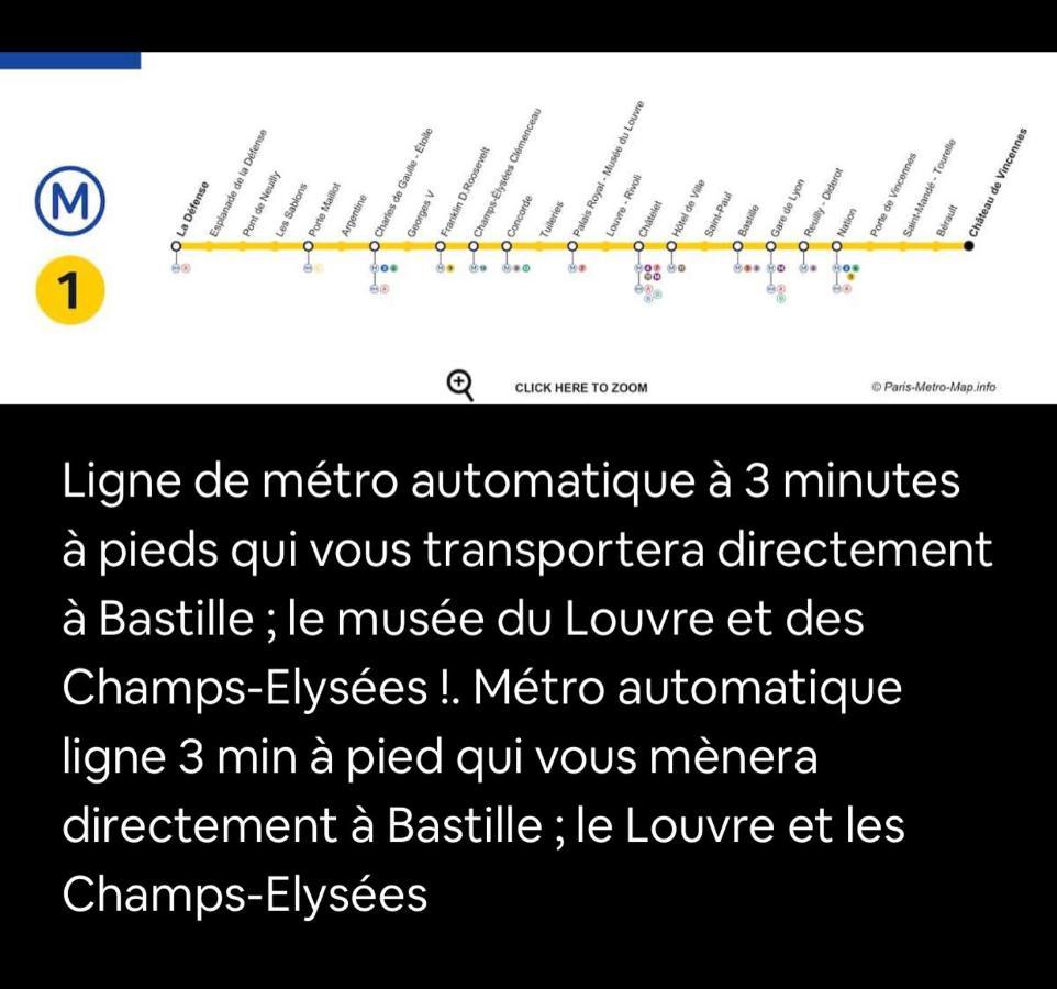 Loft Lumineux Hyper Centre Vincennes Rer A 5 Min - Parking Gratuitアパートメント エクステリア 写真